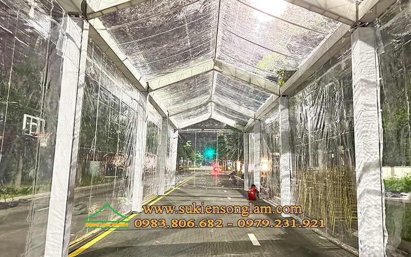 Sản xuất bán nhà bạt trong suốt