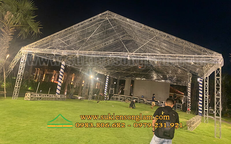 Sản xuất bán nhà bạt trong suốt
