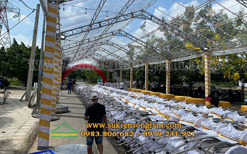 Sản xuất bán nhà bạt trong suốt