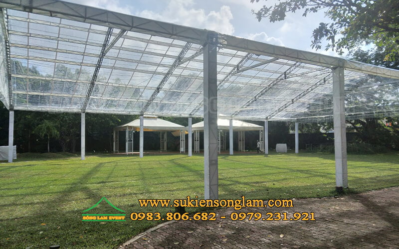 Sản xuất bán nhà bạt trong suốt