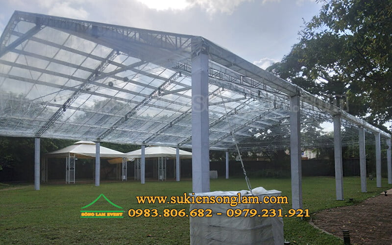 Sản xuất bán nhà bạt trong suốt