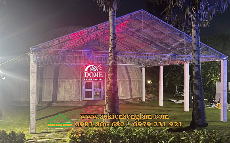 Sản xuất bán nhà bạt trong suốt