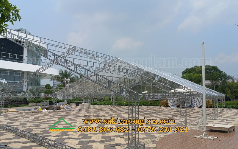 Sản xuất bán nhà bạt trong suốt