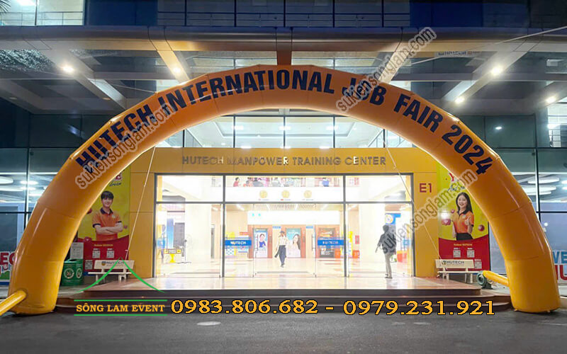 Cho thuê cổng hơi Hutech International Job Fair Cho thuê cổng hơi Hutech International Job Fair