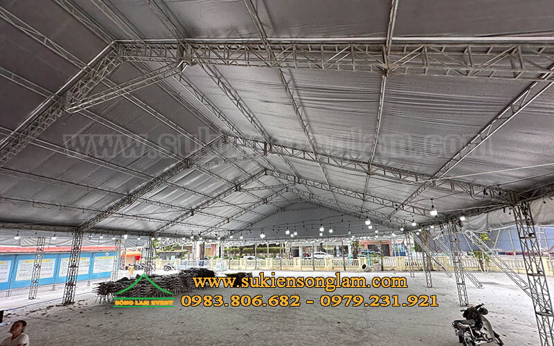 Cho thuê nhà bạt không gian sự kiện tại Tiền Giang
