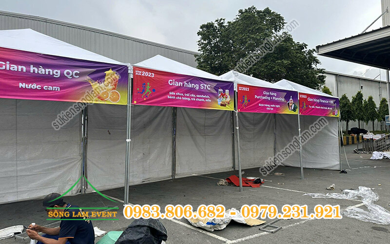 Cho thuê nhà lều bánh ú, nhà lều chóp, nhà lều bạt chóp nhọn