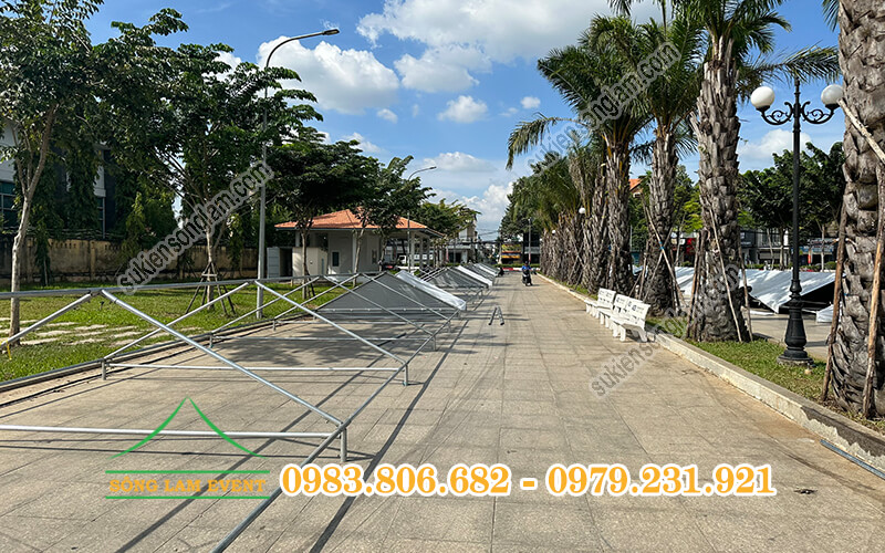 Sản xuất nhà bạt ống tròn