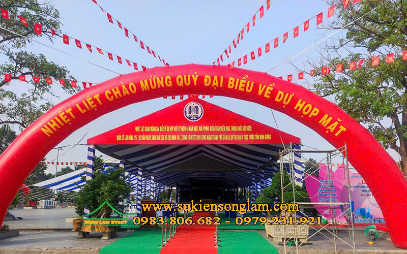 Cho thuê nhà bạt không gian, nhà bạt sự kiện tổ chức tiệc họp mặt