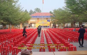 Cho thuê bàn ghế sự kiện trường THPT Tây Ninh