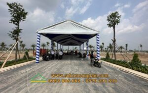 Cho thuê nhà bạt không gian tổ chức lễ giới thiệu dự án BDS tại Vũng Tàu