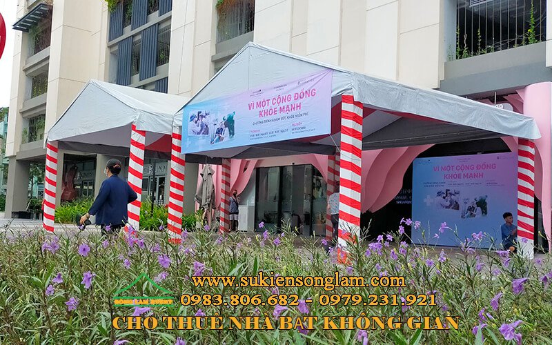 Cho thuê nhà bạt không gian tổ chức chương trình tại Hado Centrosa Cho thuê nhà bạt không gian tổ chức chương trình tại Hado Centrosa