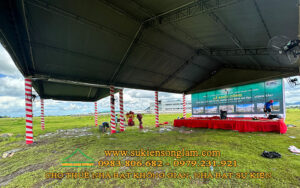 Cho thuê nhà bạt tổ chức lễ khởi công nhà máy tại Bà Rịa Vũng Tàu