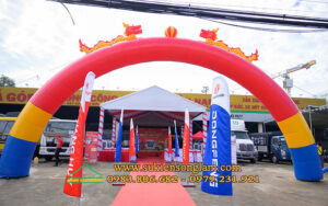 Cho thuê nhà bạt tổ chức lễ trao xe Hoang Huy Dongfeng Bình Dương