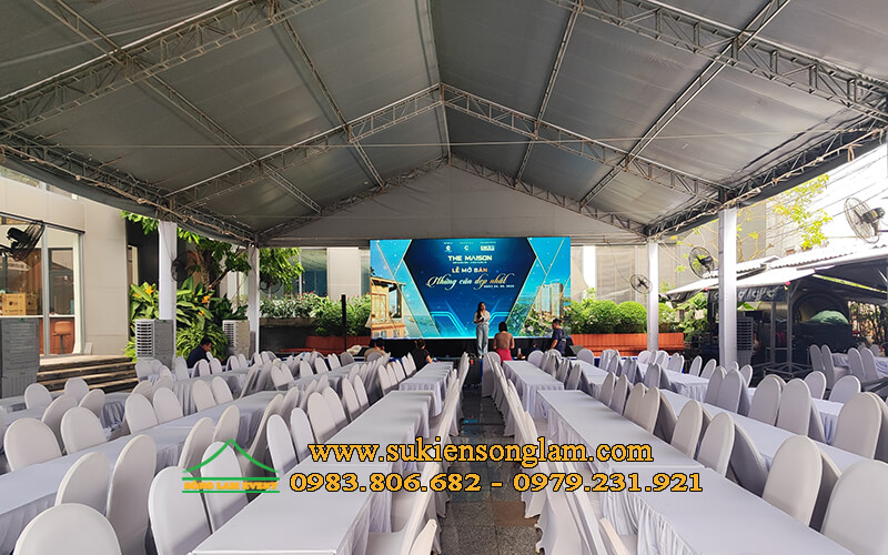 Cho thuê nhà bạt không gian tổ chức lễ mở bán The Maison Bình Dương Cho thuê nhà bạt không gian tổ chức lễ mở bán The Maison Bình Dương