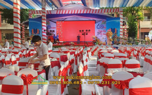 Cho thuê nhà bạt tổ chức lễ kỷ niệm 60 năm thành lập trường THPT Dĩ An Bình Dương