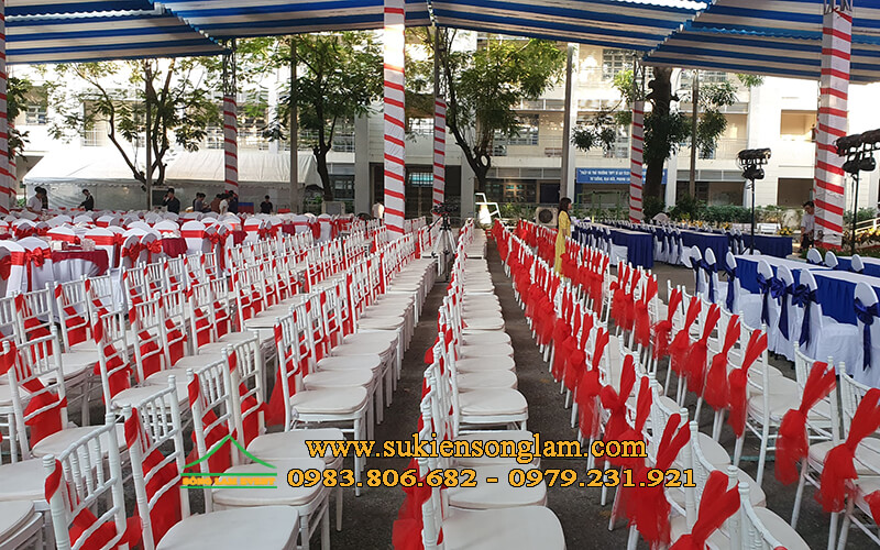 Cho thuê nhà bạt tổ chức lễ kỷ niệm 60 năm thành lập trường THPT Dĩ An Bình Dương