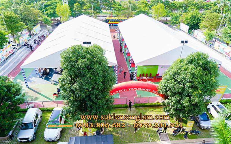 Cho thuê nhà bạt sự kiện tổ chức Ngày hội Hutech Techshow Tp Thủ Đức Tphcm