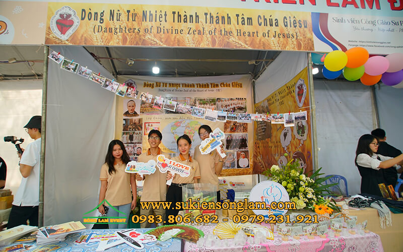 Cho thuê gian hàng hội chợ triển lãm đại hội giới trẻ TGP Sài Gòn
