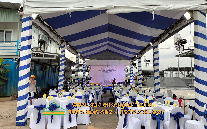 Cho thuê nhà bạt không gian tổ chức tiệc họp mặt 