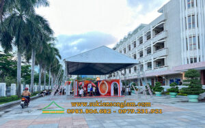 Cho thuê nhà bạt không gian tổ chức sự kiện Xiaomi tại dh Quy Nhơn