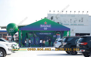 Cho thuê nhà bạt làm gian hàng Heineken tại Đồng Nai