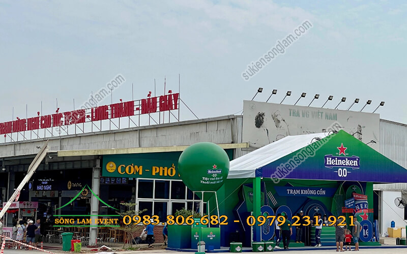 Cho thuê nhà bạt làm gian hàng Heineken tại Đồng Nai
