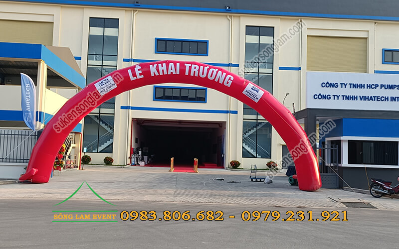 Cho thuê cổng hơi tổ chức lễ khai trương tại Long An