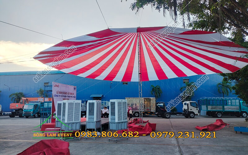 Cho thuê dù sự kiện tổ chức Lễ bàn giao xe tại Bình Dương