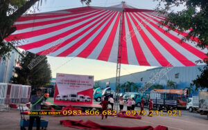 Cho thuê dù sự kiện tổ chức Lễ bàn giao xe tại Bình Dương