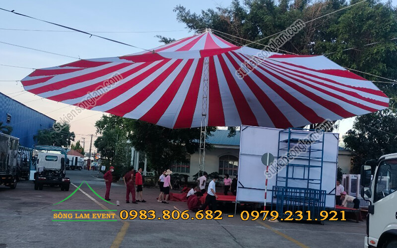 Cho thuê dù sự kiện tổ chức Lễ bàn giao xe tại Bình Dương