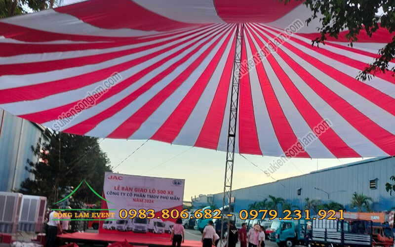 Cho thuê dù sự kiện tổ chức Lễ bàn giao xe tại Bình Dương