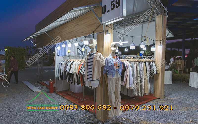 Cho thuê gian hàng hội chợ Hello Weekend công viên bờ sông Sài Gòn