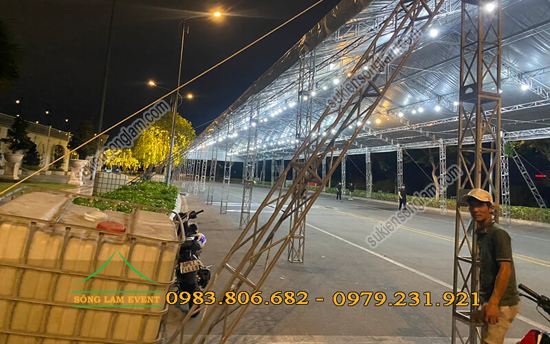 Cho thuê nhà bạt tổ chức Giải chạy bộ UMC RUN Tphcm