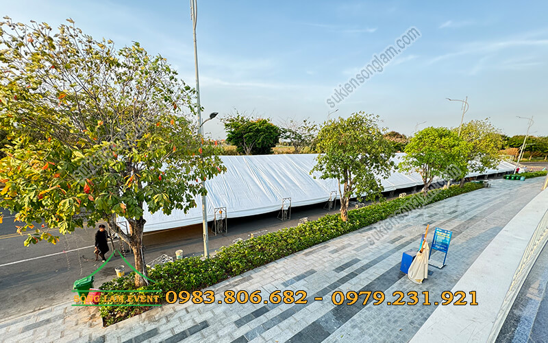 Cho thuê nhà bạt tổ chức Giải chạy bộ UMC RUN Tphcm