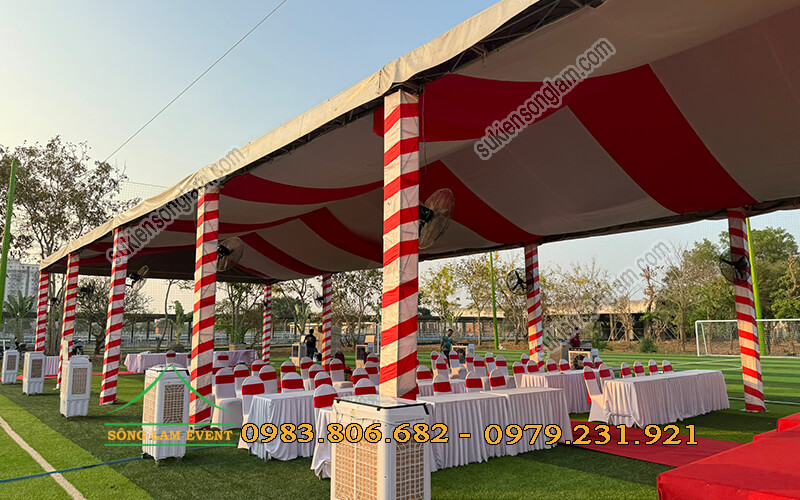 Cho thuê nhà bạt không gian lễ khánh thành sân bóng đá swic Cho thuê nhà bạt không gian lễ khánh thành sân bóng đá swic