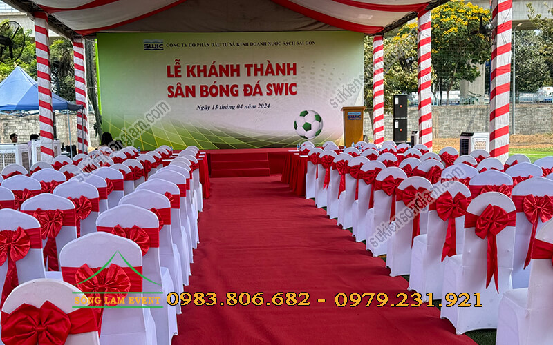 Cho thuê nhà bạt không gian lễ khánh thành sân bóng đá swic Cho thuê nhà bạt không gian lễ khánh thành sân bóng đá swic