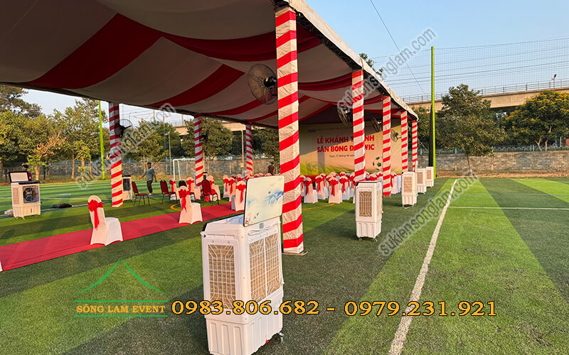 Cho thuê nhà bạt không gian lễ khánh thành sân bóng đá swic Cho thuê nhà bạt không gian lễ khánh thành sân bóng đá swic