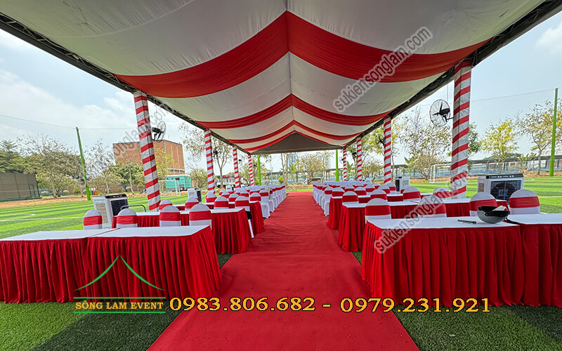 Cho thuê nhà bạt không gian lễ khánh thành sân bóng đá swic Cho thuê nhà bạt không gian lễ khánh thành sân bóng đá swic