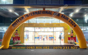 Cho thuê cổng hơi Hutech International Job Fair