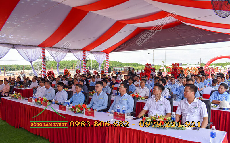 Cho thuê nhà bạt lễ động thổ nhà máy bình phước
