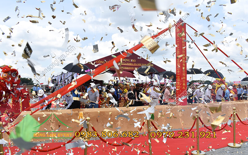Cho thuê nhà bạt lễ động thổ nhà máy bình phước
