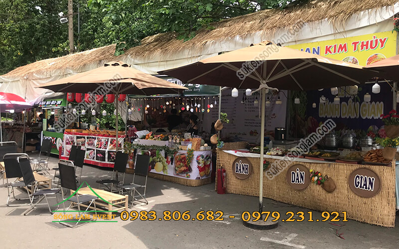 Cho thuê nhà bạt lễ hội mùa hè công viên Lê Thị Riêng