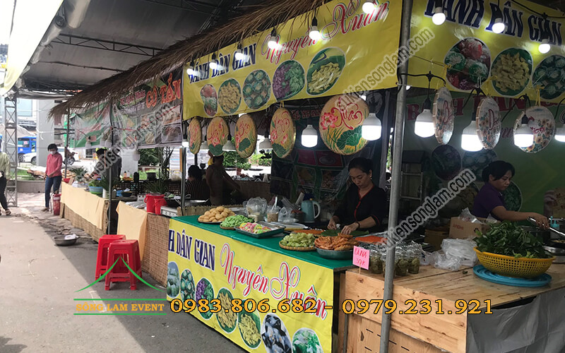Cho thuê nhà bạt lễ hội mùa hè công viên Lê Thị Riêng