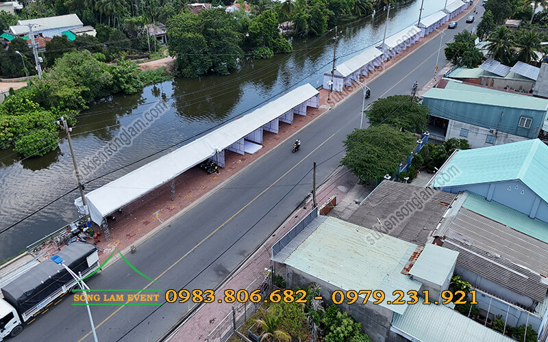 Cho thuê nhà bạt sự kiện lễ hội mua trái chín Bình Dương
