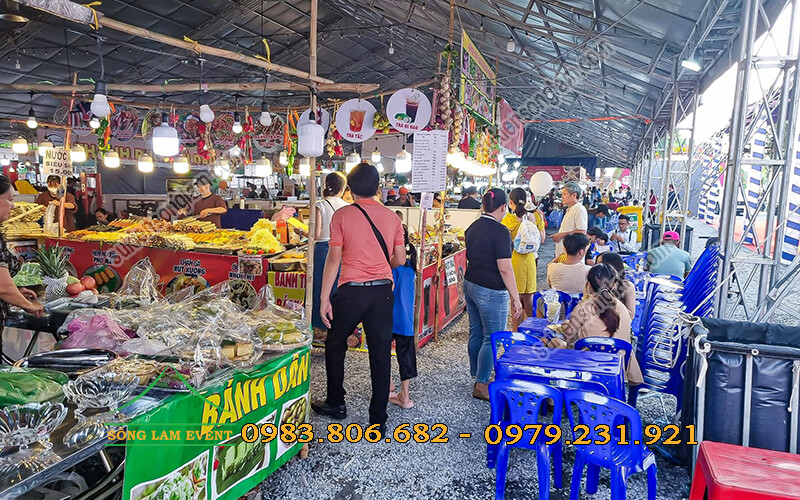 Cho thuê nhà bạt sự kiện lễ hội mua trái chín Bình Dương