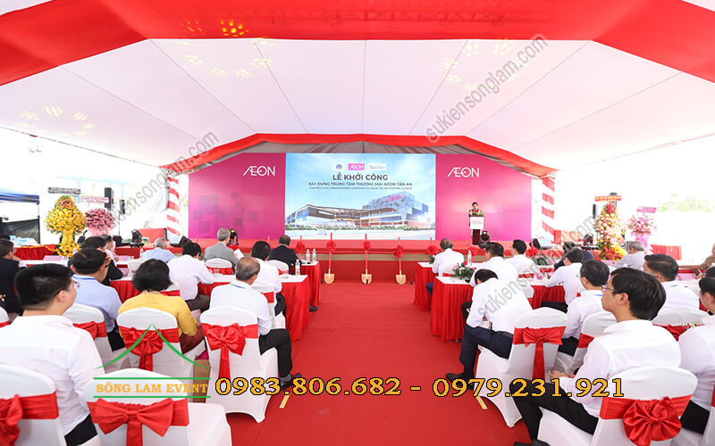 Cho thuê nhà bạt tổ chức Lễ khởi công TTTM Aeon Tân An Long An Cho thuê nhà bạt tổ chức Lễ khởi công TTTM Aeon Tân An Long An