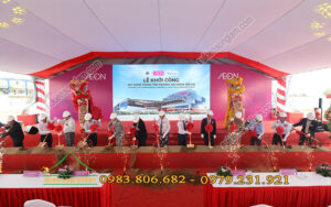 Cho thuê nhà bạt tổ chức Lễ khởi công TTTM Aeon Tân An Long An