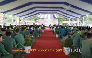 Cho thuê nhà bạt tổ chức Ngày hội môi trường huyện Phú Giáo Bình Dương