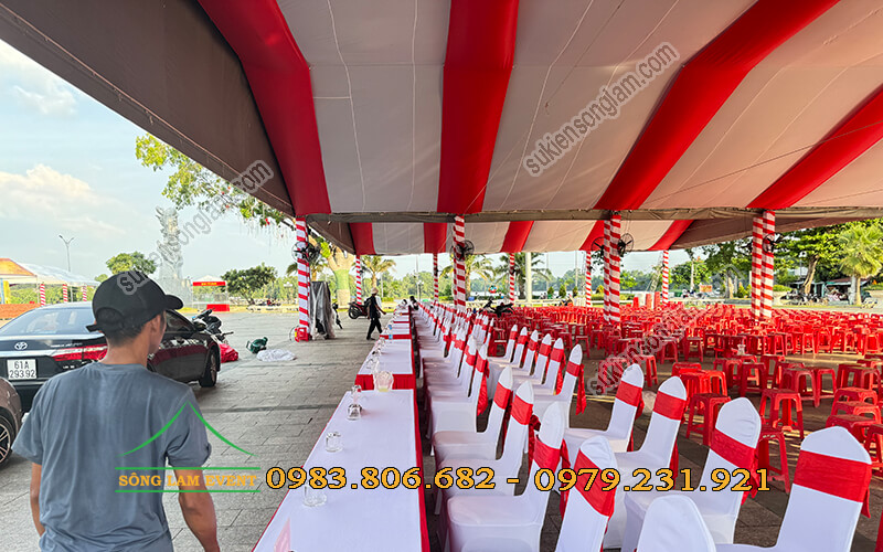 Cho thuê nhà bạt không gian sự kiện Lễ ra mắt lực lượng an ninh Bình Dương Cho thuê nhà bạt không gian sự kiện Lễ ra mắt lực lượng an ninh Bình Dương