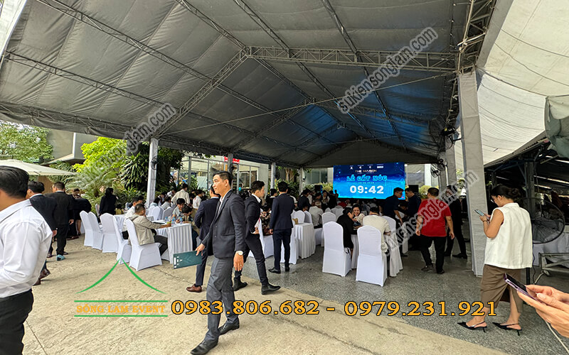 Cho thuê nhà bạt tổ chức lễ cất nóc The Maison Bình Dương Cho thuê nhà bạt tổ chức lễ cất nóc The Maison Bình Dương